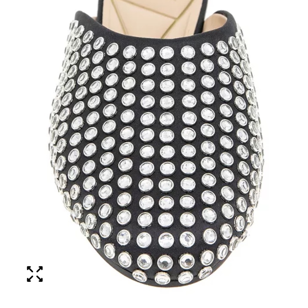 Kenneth Cole Black Rhinestone Mules - Picture 5 of 6